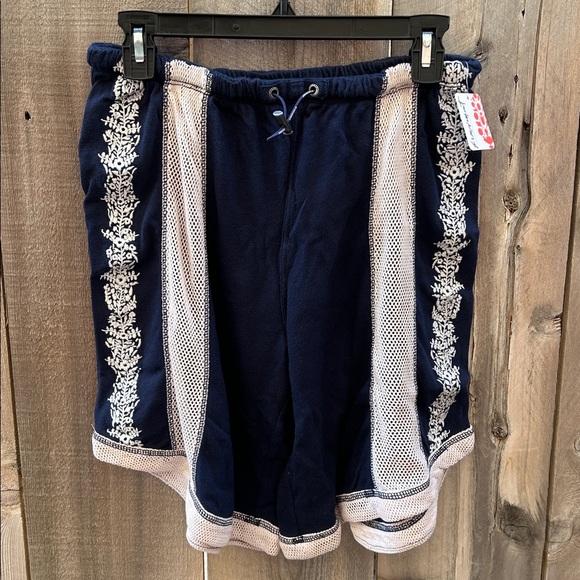 Free People Movement Way To Go Shorts in Navy - Picture 6 of 14